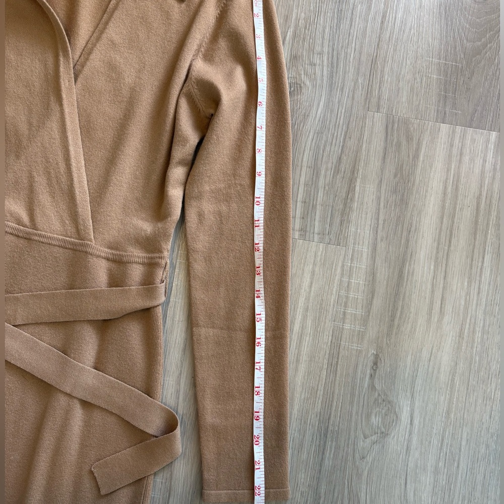 PAIGE Carmen Sweater Dress Color Deep Camel ๐ช Size XS - Picture 9 of 12